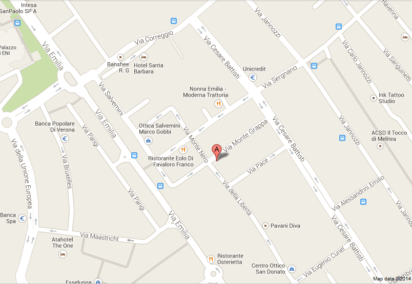 Mappa sede operativa — San Donato Milanese